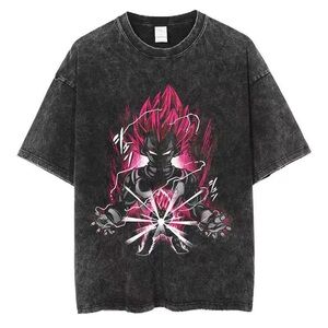 Men's Graphic Tee - Black & Pink